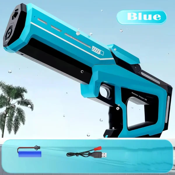 Pistolet à Eau Électrique Rechargeable - Fun Illimité Cet Été ! 8