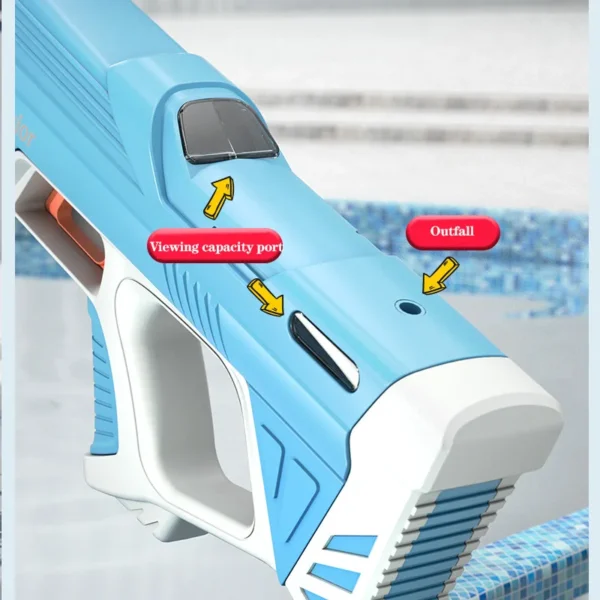 Pistolet à Eau Électrique Rechargeable - Fun Illimité Cet Été ! 5