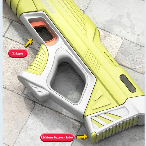 Pistolet à Eau Électrique Rechargeable - Fun Illimité Cet Été ! 4