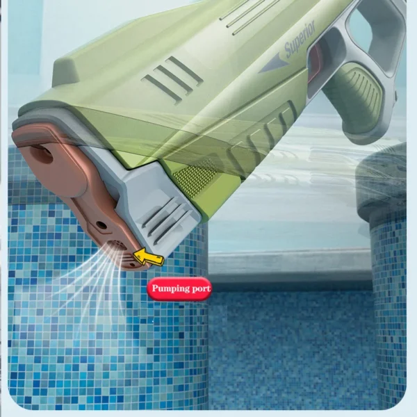 Pistolet à Eau Électrique Rechargeable - Fun Illimité Cet Été ! 6